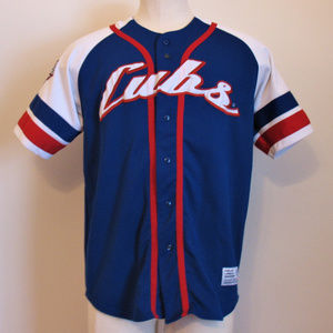 cubs button down jersey